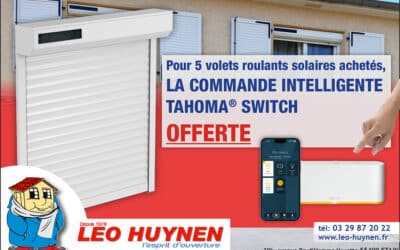 Votre commande intelligente Tahoma® Switch offerte* !