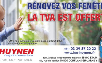 Rénovez vos fenêtres : la TVA est offerte !