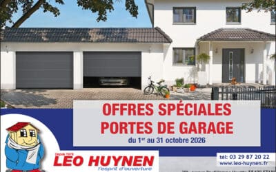 Offres spéciales sur les portes de garage !